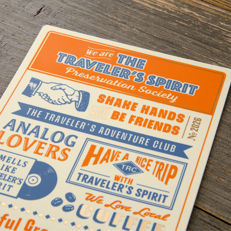 Traveler's Company Traveler's Notebook Sottopagina Regular Size 2026 in Edizione Limitata