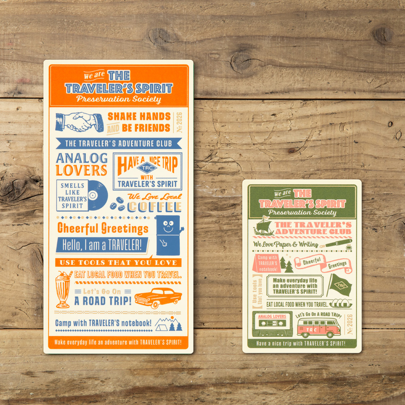 Traveler's Company Traveler's Notebook Plastic Sheet Underlay Passport Size 2026 Limited Edition