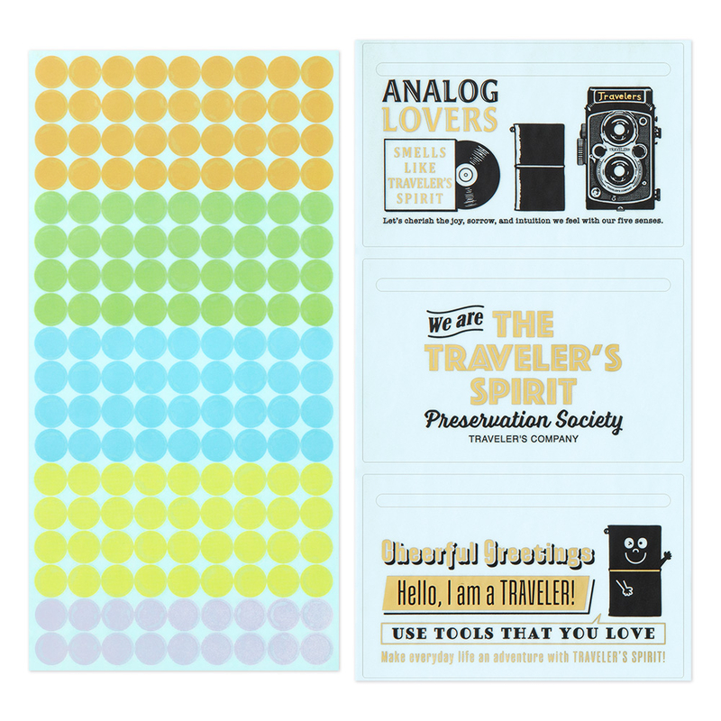 Traveler's Company Traveler's Notebook Set Adesivi per Agende 2026