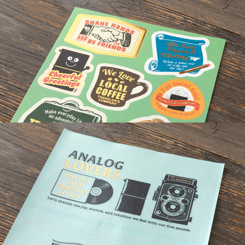 Traveler's Company Traveler's Notebook Set Adesivi per Agende 2026