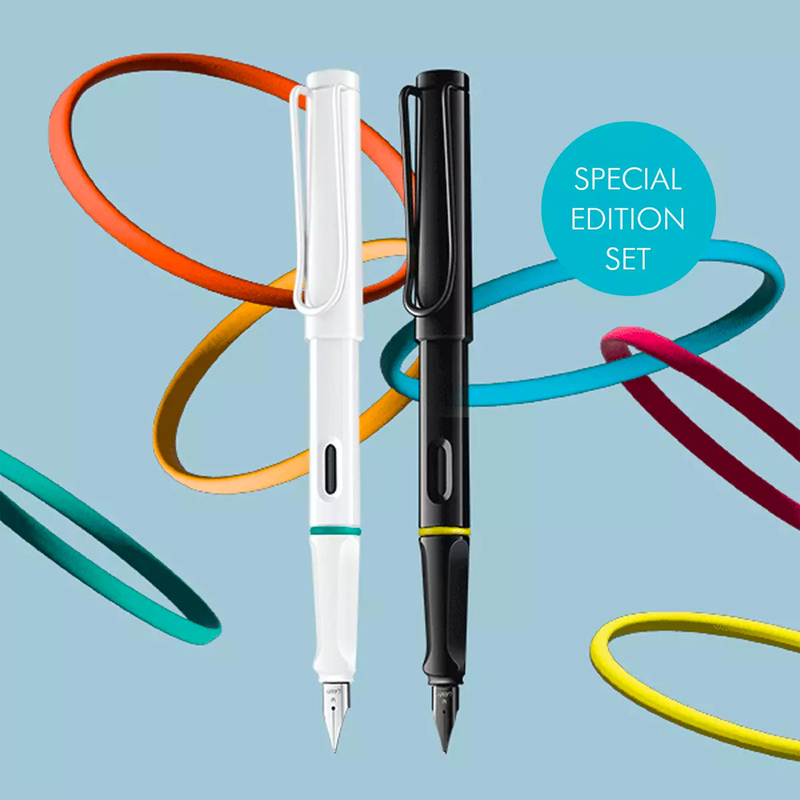 Lamy Lamy Safari Multicolor Set of 2 Fountain Pens Special Edition