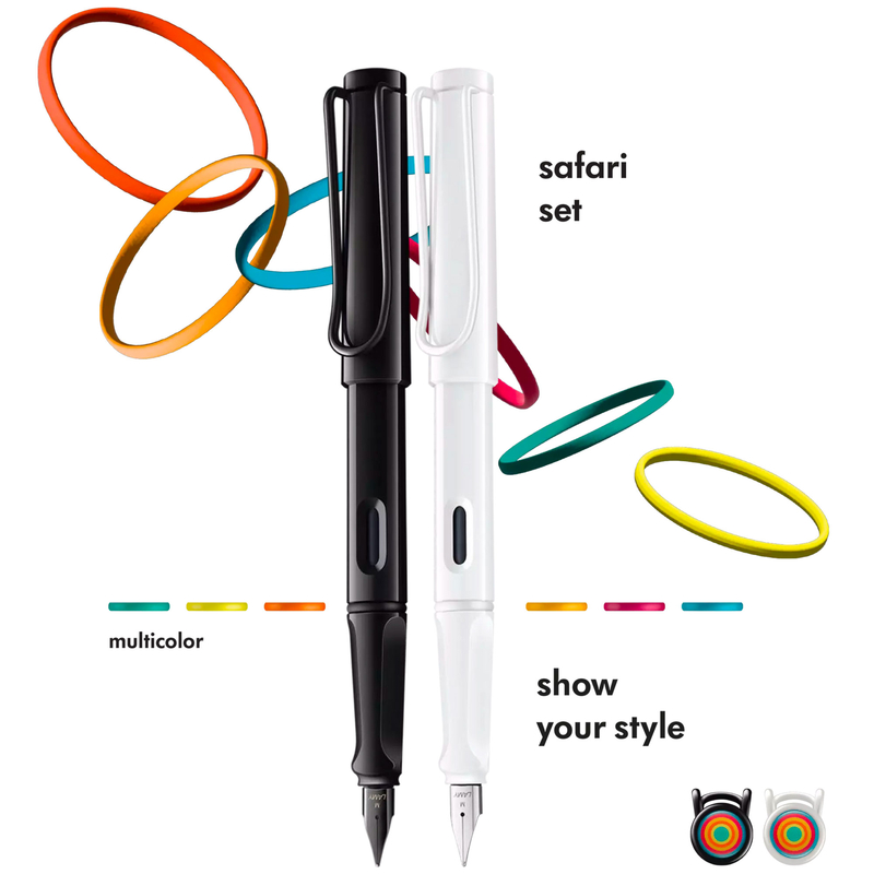 Lamy Lamy Safari Multicolor Set of 2 Fountain Pens Special Edition