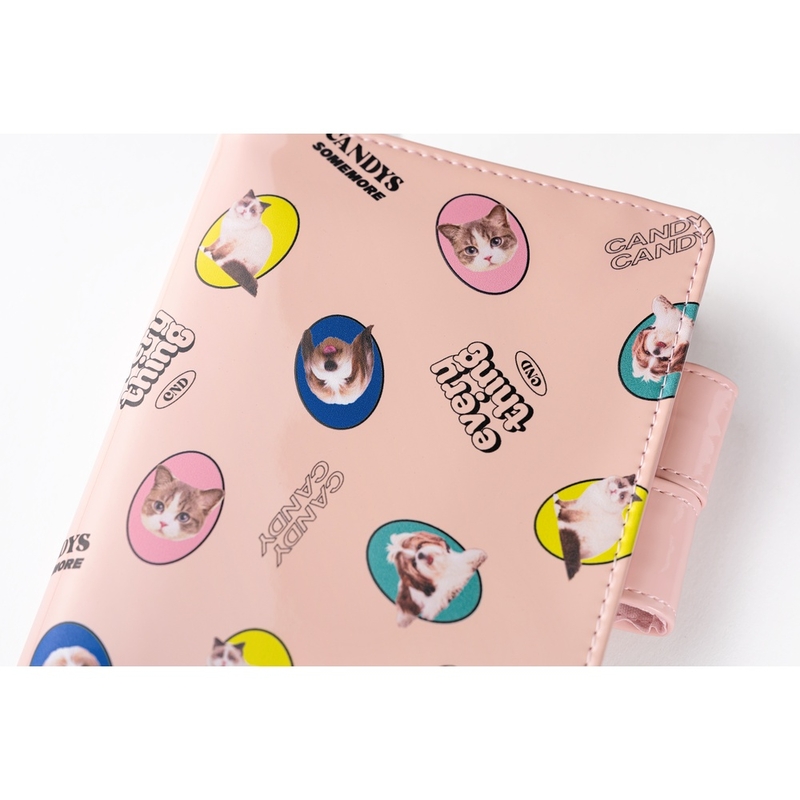 Hobonichi Hobonichi Candy Stripper: Random Dog & Cat (Pink) A6 [Cover Only]