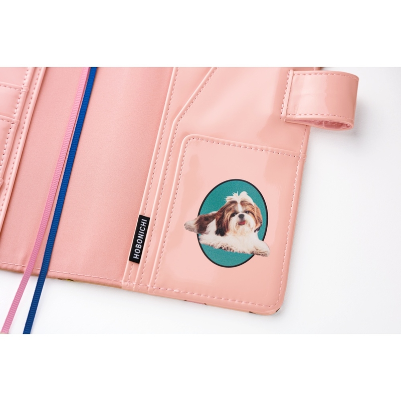 Hobonichi Hobonichi Candy Stripper: Random Dog & Cat (Pink) A6 [Cover Only]