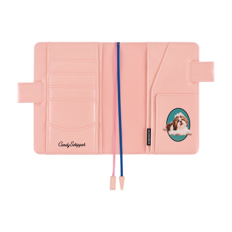 Hobonichi Hobonichi Candy Stripper: Random Dog & Cat (Pink) A6 [Cover Only]