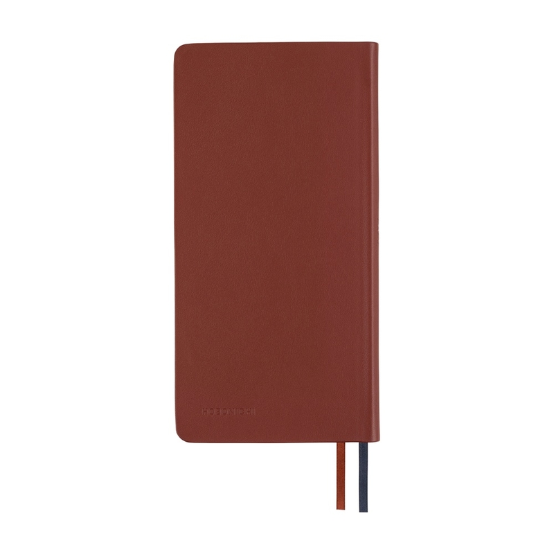 Hobonichi Hobonichi Techo Weeks Leather: Wine Brown Agenda 2026 Settimanale