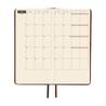 Hobonichi Hobonichi Techo Weeks Leather: Wine Brown Agenda 2026 Settimanale