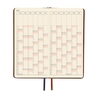 Hobonichi Hobonichi Techo Weeks Leather: Wine Brown Agenda 2026 Settimanale