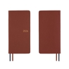 Hobonichi Hobonichi Techo Weeks Leather: Wine Brown Agenda 2026 Settimanale
