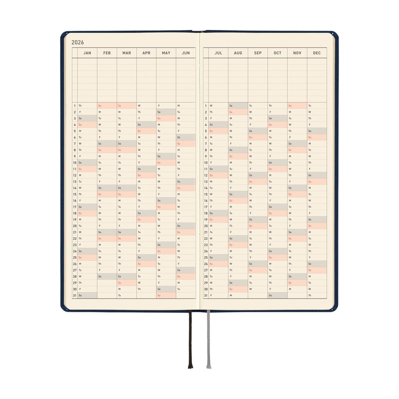 Hobonichi Hobonichi Techo Weeks 2026 Colors: Cosmo Blue