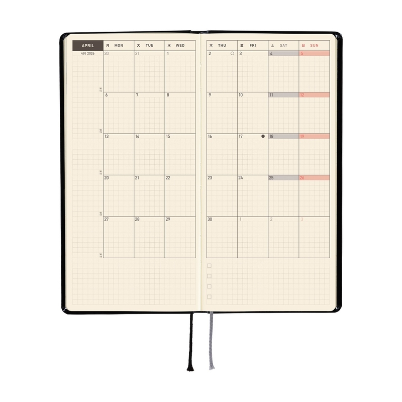 Hobonichi Hobonichi Techo Weeks 2026 Yumi Kitagishi: White Cat’s Daily Life