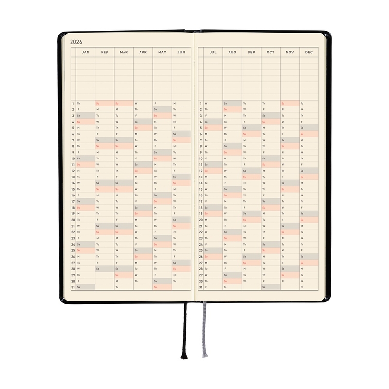 Hobonichi Hobonichi Techo Weeks 2026 Yumi Kitagishi: White Cat’s Daily Life