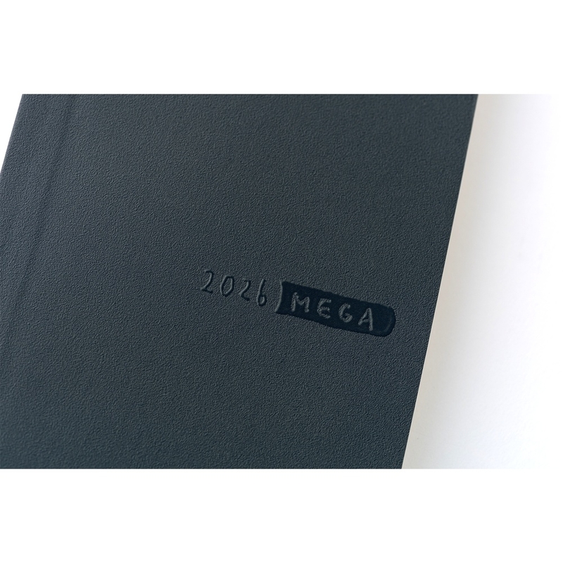 Hobonichi Hobonichi Techo Weeks 2026 Mega Sneaker: Indigo Black