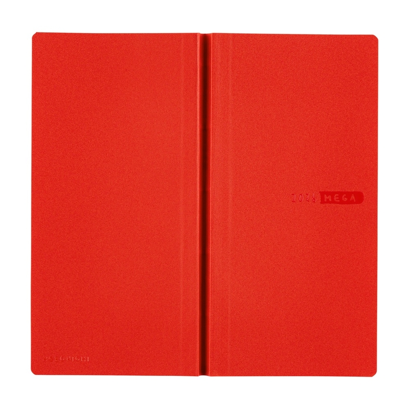 Hobonichi Hobonichi Techo Weeks 2026 Mega Sneaker: Tomato Red