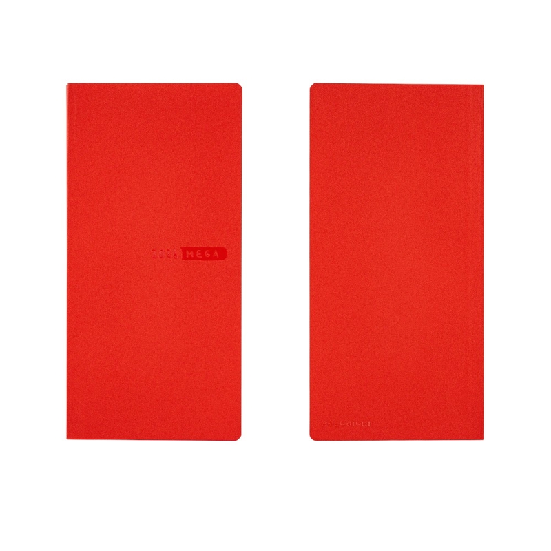 Hobonichi Hobonichi Techo Weeks 2026 Mega Sneaker: Tomato Red