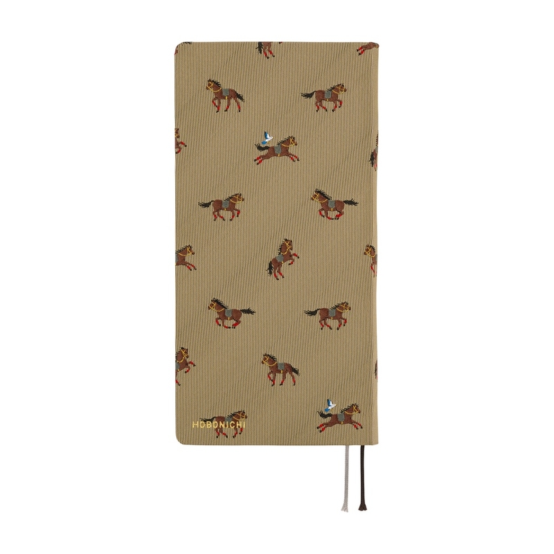 Hobonichi Hobonichi Techo Weeks 2026 Mega Bow & Tie: Galloping Horses