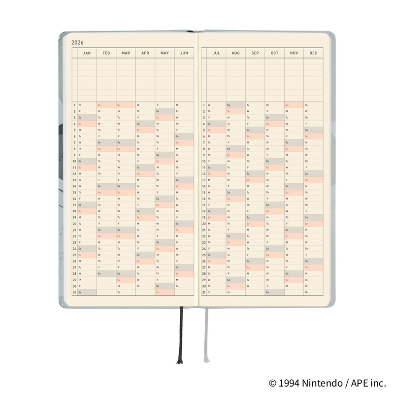 Hobonichi Hobonichi Techo Weeks 2026 MOTHER: The Secret of MOTHER 2