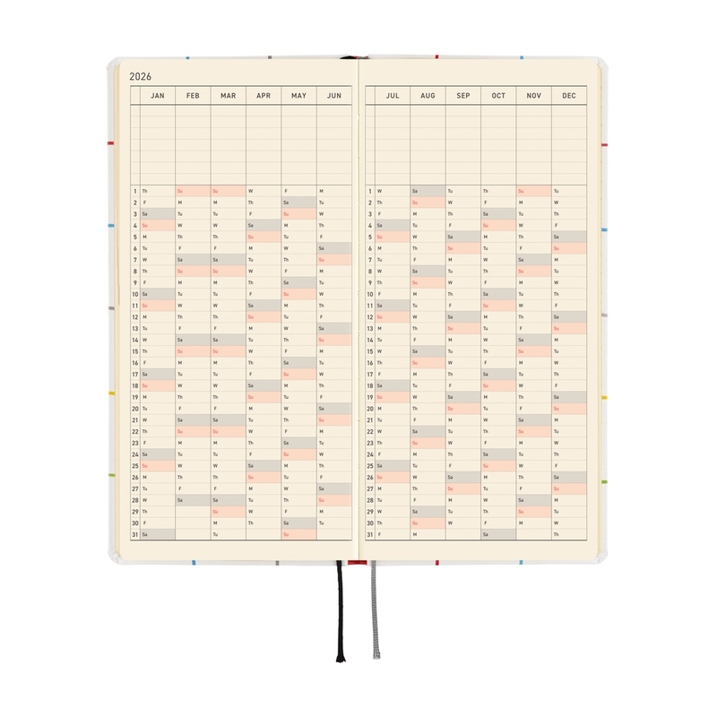 Hobonichi Hobonichi Techo Weeks 2026 100%ORANGE: Squirrel’s Moving Day