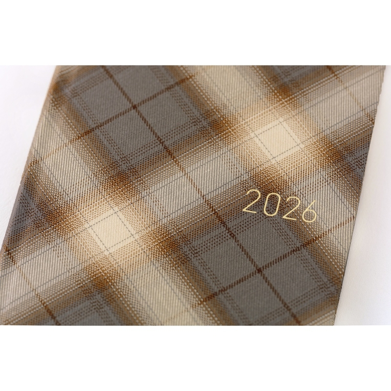 Hobonichi Hobonichi Techo Weeks 2026 Shirt Fabric: Foggy Plaid
