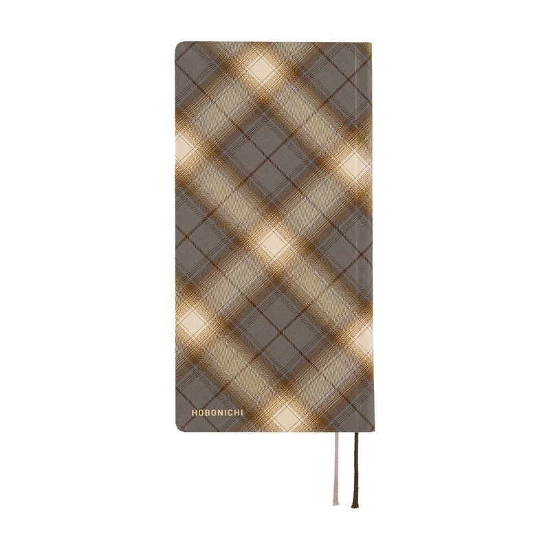 Hobonichi Hobonichi Techo Weeks 2026 Shirt Fabric: Foggy Plaid