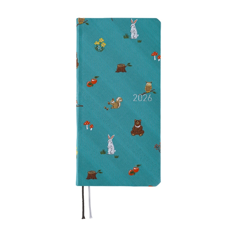 Hobonichi Hobonichi Techo Weeks 2026 Bow & Tie: In the Forest Hobonichi Hobonichi Techo Weeks 2026 Bow & Tie: In the Forest