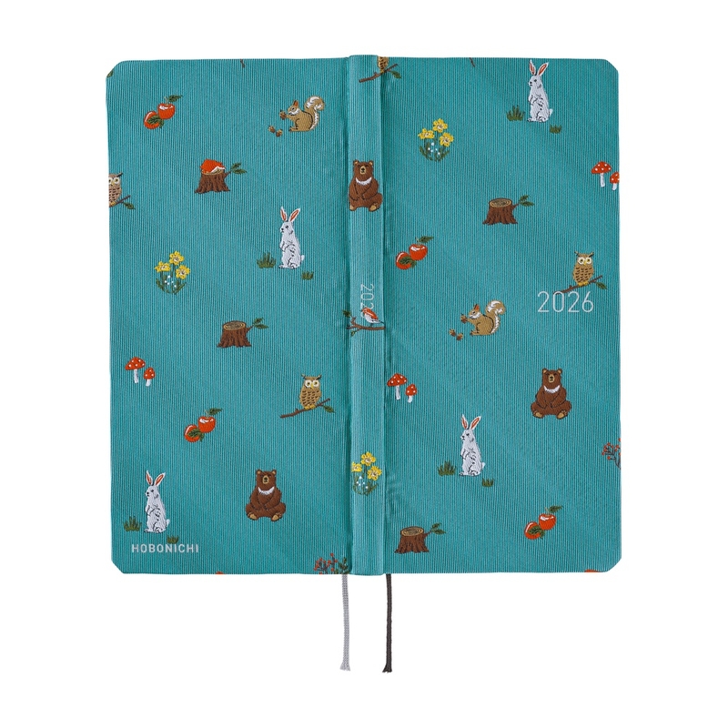 Hobonichi Hobonichi Techo Weeks 2026 Bow & Tie: In the Forest