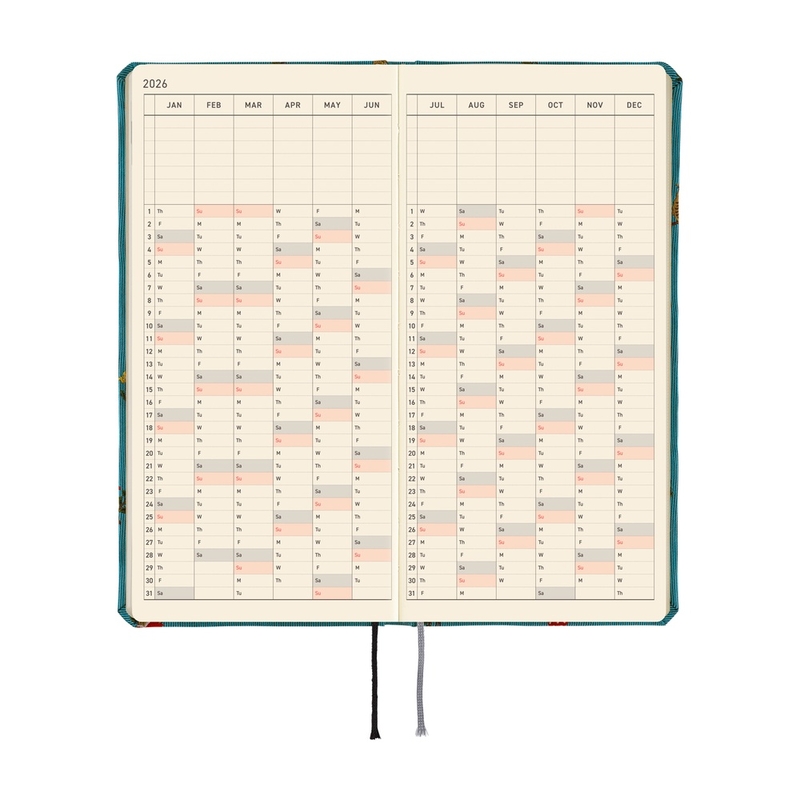 Hobonichi Hobonichi Techo Weeks 2026 Bow & Tie: In the Forest
