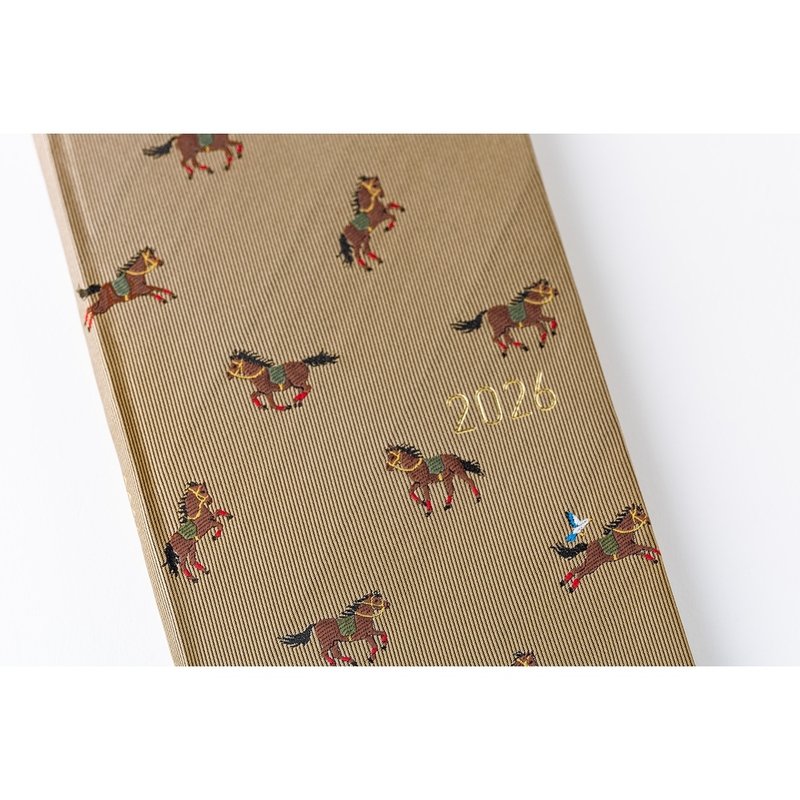 Hobonichi Hobonichi Techo Weeks 2026 Bow & Tie: Galloping Horses
