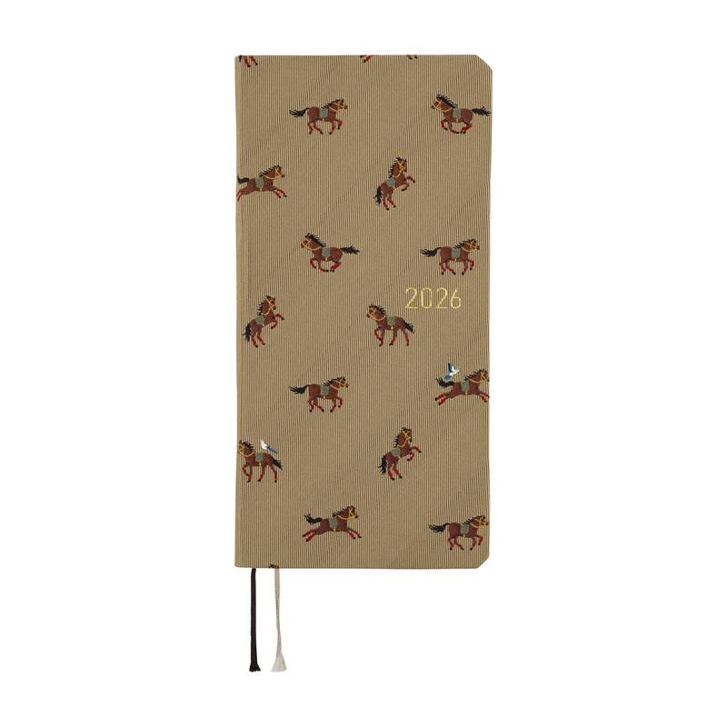 Hobonichi Hobonichi Techo Weeks 2026 Bow & Tie: Galloping Horses Hobonichi Hobonichi Techo Weeks 2026 Bow & Tie: Galloping Horses