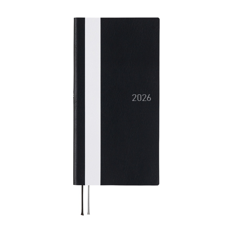 Hobonichi Hobonichi Techo Weeks 2026 White Line: Black