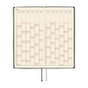 Hobonichi Hobonichi Techo Weeks White Line: Black Agenda 2026 Settimanale