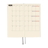 Hobonichi Hobonichi Techo Weeks White Line: Ivory Agenda 2026 Settimanale