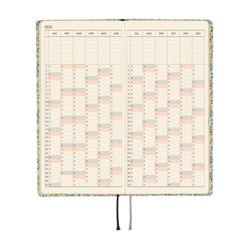 Hobonichi Hobonichi Techo Weeks 2026 Liberty Fabrics: Sasha Kiora