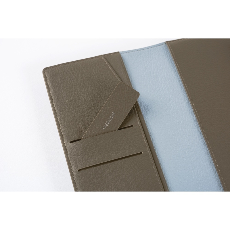 Hobonichi Hobonichi Techo Weeks Cover Leather: Taut (Gray & Light Blue)