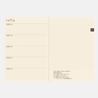 Hobonichi Hobonichi 5 Year Techo A6 Size 2026-2030