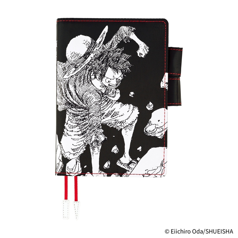 Hobonichi Hobonichi ONE PIECE magazine: Straw Hat Luffy (Black) A6 [Cover Only]