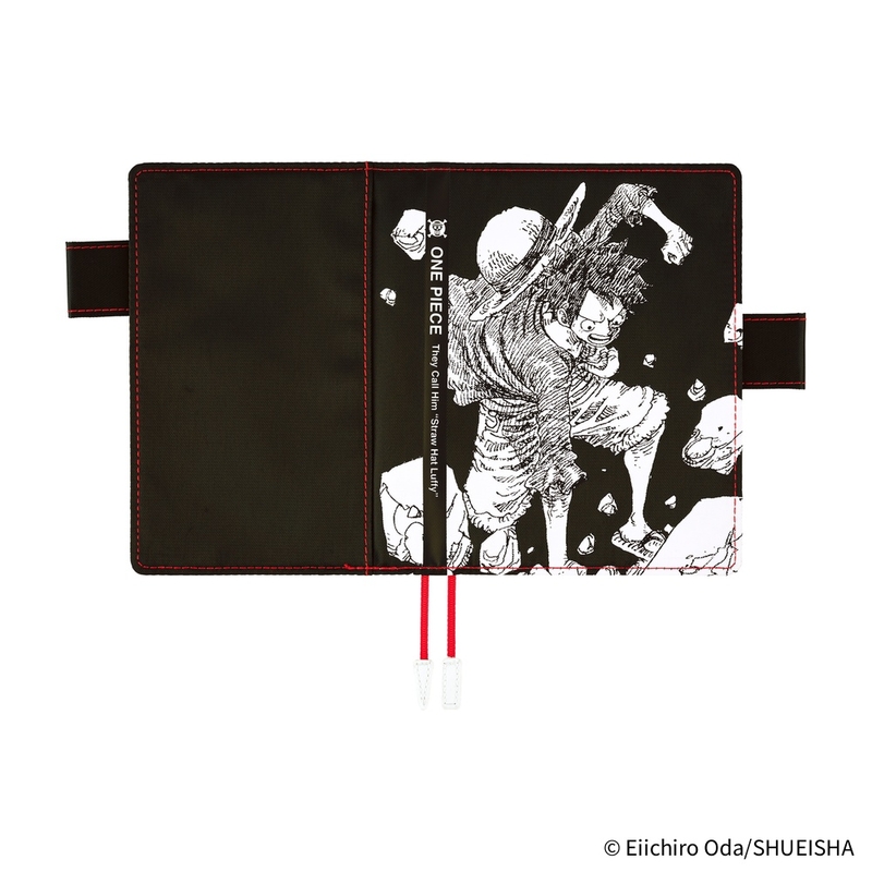 Hobonichi Hobonichi ONE PIECE magazine: Straw Hat Luffy (Black) A6 [Cover Only]
