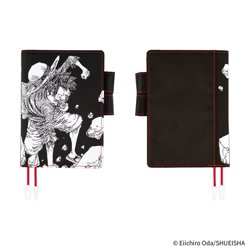 Hobonichi Hobonichi ONE PIECE magazine: Straw Hat Luffy (Black) A6 [Cover Only]