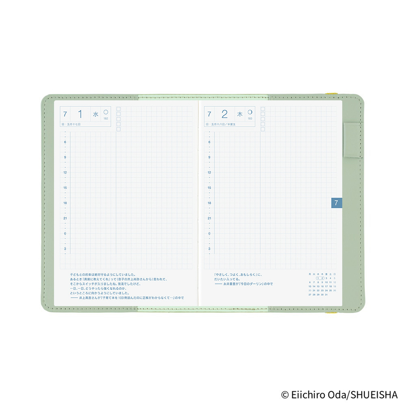 Hobonichi Hobonichi ONE PIECE magazine: End of Luffy’s Dream (Mint Green) A6 [Cover Only]