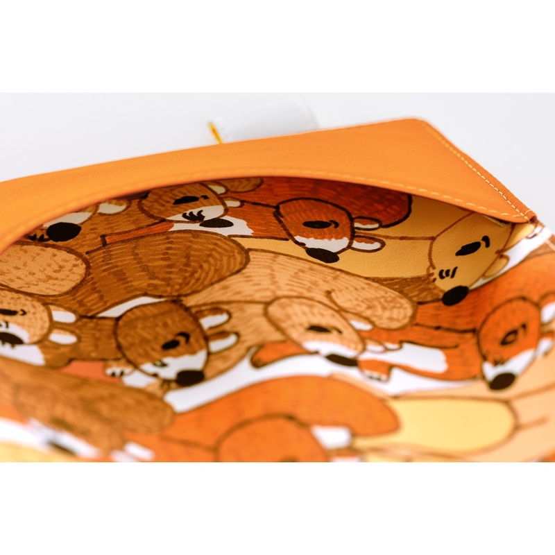 Hobonichi Hobonichi 100%ORANGE: Squirrel Squadron A6 [Cover Only]