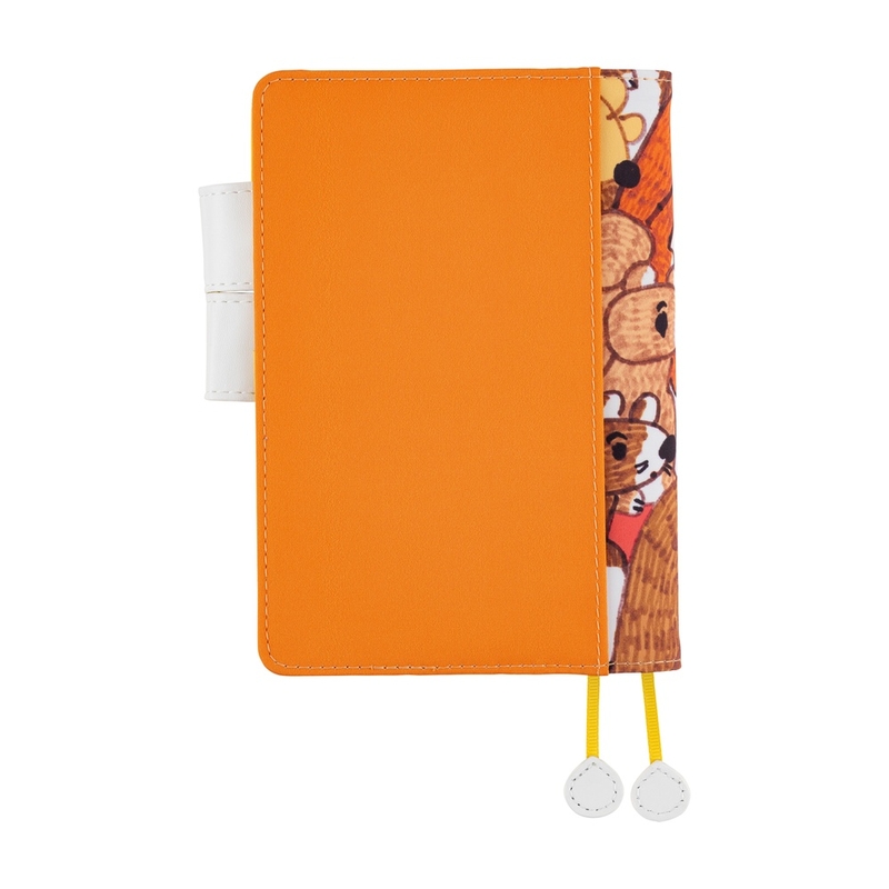 Hobonichi Hobonichi 100%ORANGE: Squirrel Squadron A6 [Cover Only]