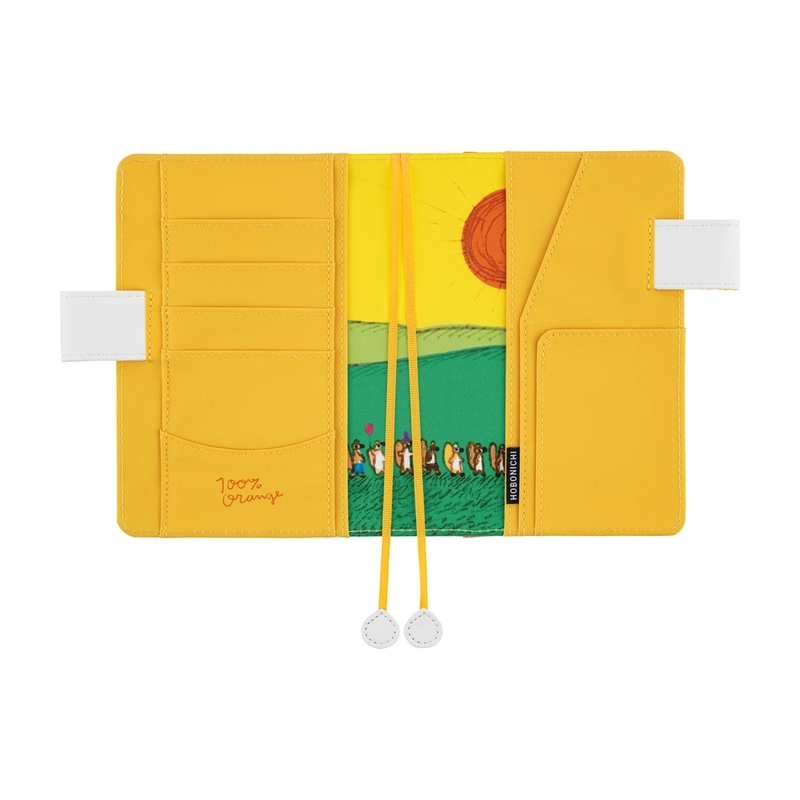 Hobonichi Hobonichi 100%ORANGE: Squirrel Squadron A6 [Cover Only]