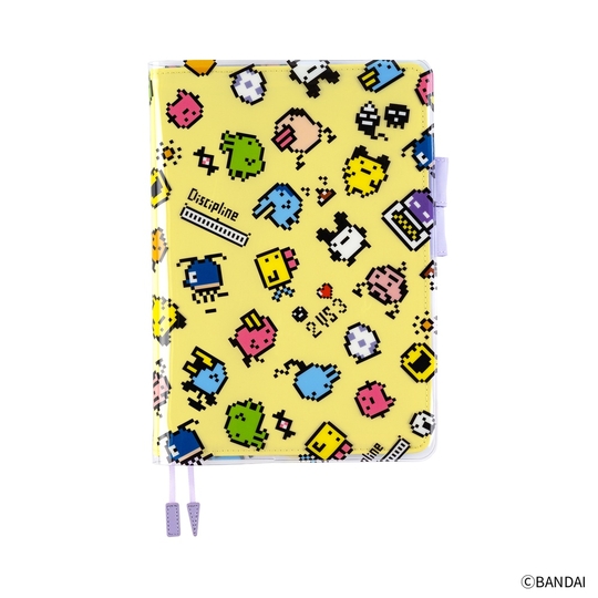 Hobonichi Cover on Cover for A5 Tamagotchi: Colorful Tamagotchi