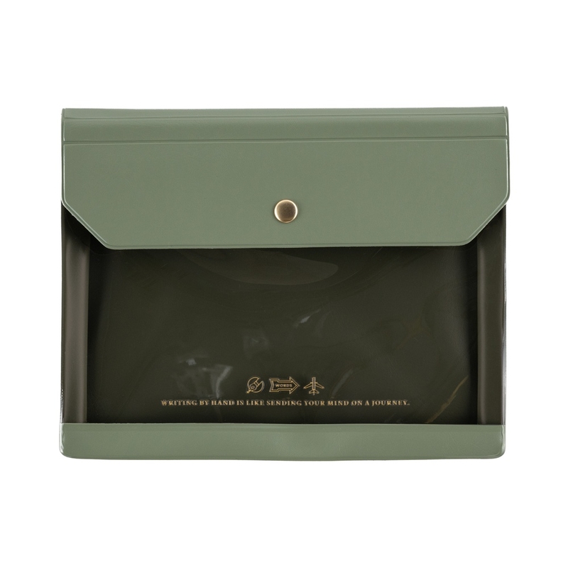 Hobonichi Hobonichi Alettone Document Case per Formato A6 Olive