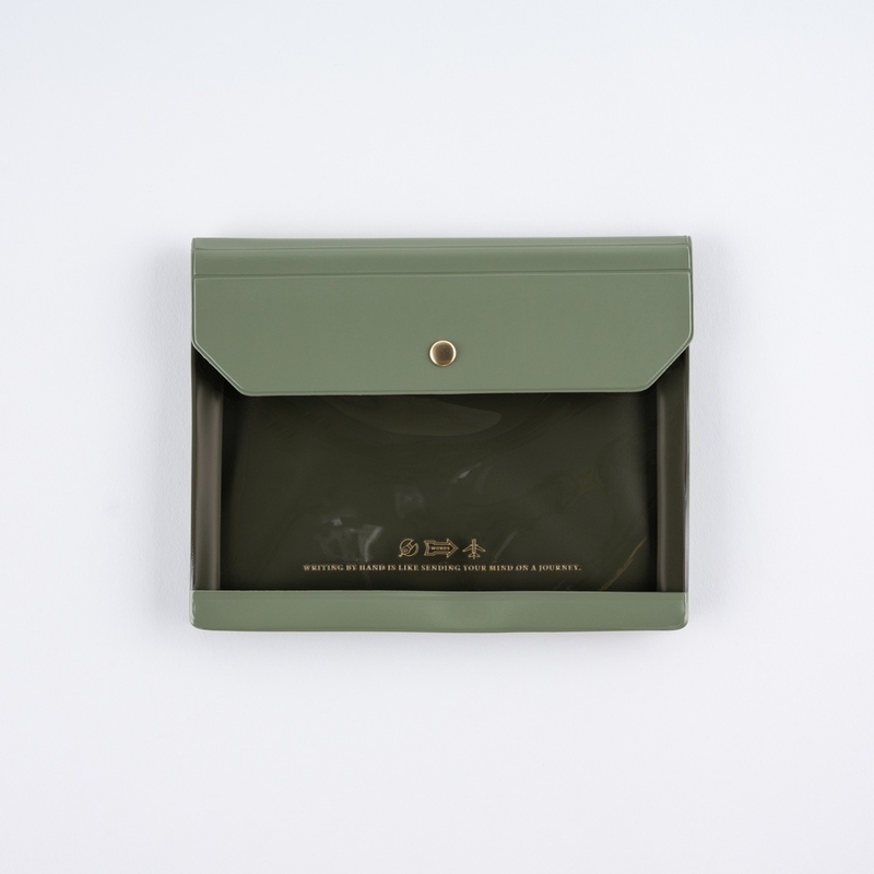 Hobonichi Hobonichi Alettone Document Case per Formato A6 Olive