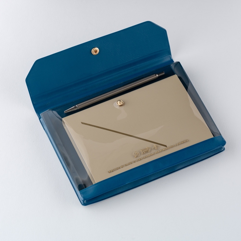 Hobonichi Hobonichi Alettone Document Case per Formato A6 Navy