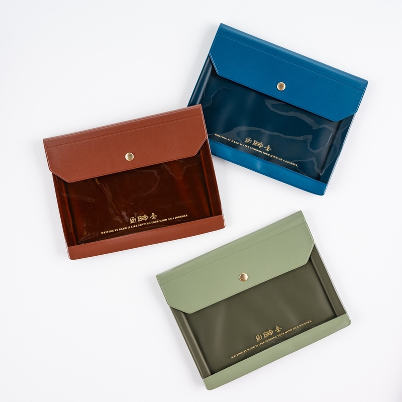 Hobonichi Hobonichi Alettone Document Case per Formato A6 Navy