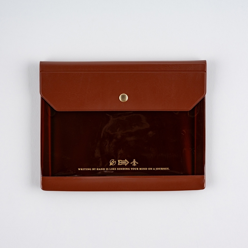 Hobonichi Hobonichi Alettone Document Case per Formato A6 Brown