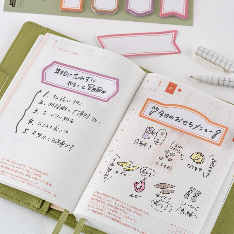 Hobonichi Hobonichi TSUKI no IRO: Sticky Notes (Frame)