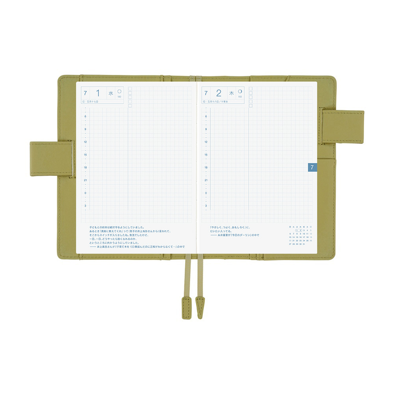 Hobonichi Hobonichi Leather: Sage Green A6 [Cover Only]